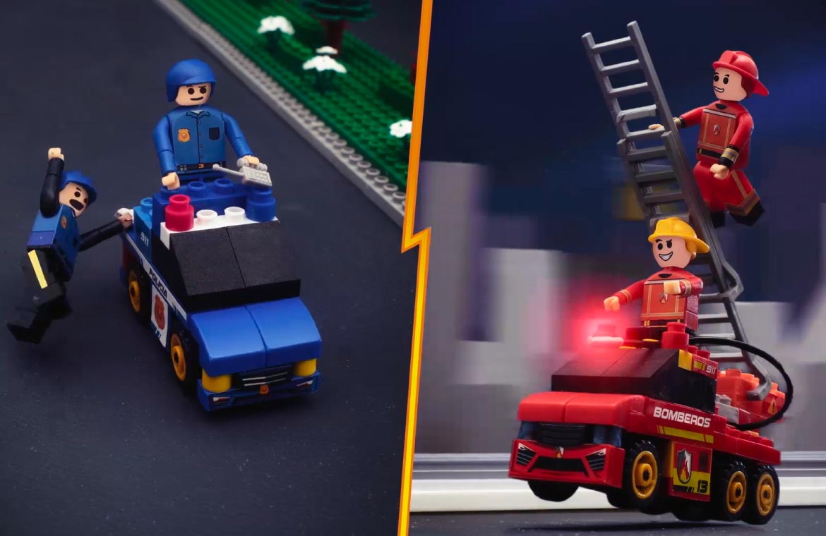 Rasti - Policías y bomberos